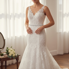 ATHENA COLLECTION - CRYSTAL TREASURE BRIDAL BELT 21