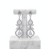 CUBIC ZIRCONIA COLLECTION - SIMPLY SPARKLE - CZER449 SILVER