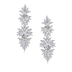 CUBIC ZIRCONIA COLLECTION - DAZZLING STARLET EARRINGS - CZER451
