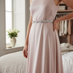 ATHENA COLLECTION - STARLET BRIDAL BELT - BELT 18 - IVORY