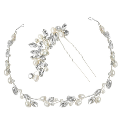 ATHENA COLLECTION - CRYSTAL VINE AND PIN SET HP154
