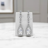 CUBIC ZIRCONIA COLLECTION - ETERNAL ELEGANCE EARRINGS - CZER460