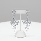 CUBIC ZIRCONIA COLLECTION - CRYSTAL SPLENDOUR EARRINGS - CZER465
