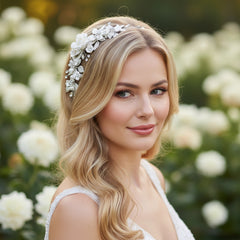 ATHENA COLLECTION - VINTAGE DREAM HAIR COMB - SILVER (HC183)