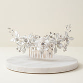 ATHENA COLLECTION - VINTAGE DREAM HAIR COMB - SILVER (HC183)