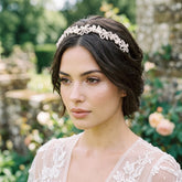 ATHENA COLLECTION - CHIC CRYSTAL TREASURE HEADBAND AHB-2 SILVER