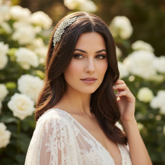 ELITE COLLECTION - Classic Extravagance Crystal Headband - Clear (HB362)