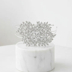 ELITE COLLECTION - Classic Extravagance Crystal Headband - Clear (HB362)