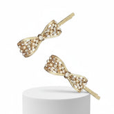 ATHENA COLLECTION - CRYSTAL TREASURE CLIPS - GOLD (CLIP749)