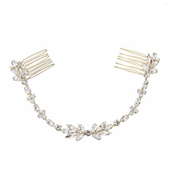ATHENA COLLECTION - DAINTY CRYSTAL VINE - HC181 GOLD