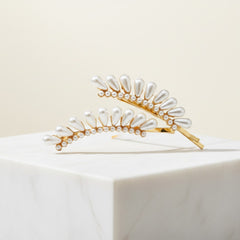 ATHENA COLLECTION - GATSBY STYLE CLIPS - GOLD (PAIR)