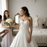 Amy Bridal Sash - Free Size Ivory (Sash 5)