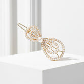 ATHENA COLLECTION - CHIC PEARL BOW CLIP - (CLIP 747) GOLD