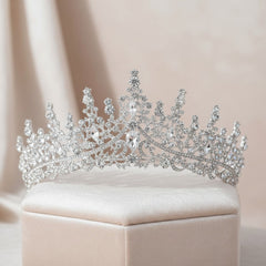 ATHENA COLLECTION - STARLET TIARA - AHB213 SILVER