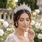 ATHENA COLLECTION - STARLET TIARA - AHB213 SILVER