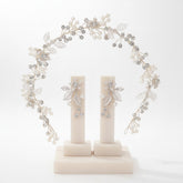 ATHENA COLLECTION - FLORAL EXTRAVAGANCE HAIR VINE- SILVER - HP206