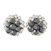 Sophie Swarovski Crystal Earrings - ER468 Black Diamond