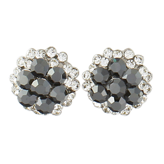 Sophie Swarovski Crystal Earrings - ER468 Black Diamond