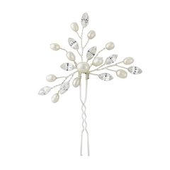Elodie Crystal Pearl Hair Pin - SASSB- HP44