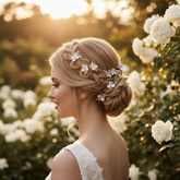 ATHENA COLLECTION - BLUSH PINK HAIR PINS - SET OF 3 (PIN82)