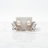 ATHENA COLLECTION - GATSBY INSPIRED STUD EARRINGS - CZER880 GOLD