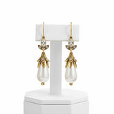ATHENA COLLECTION - VINTAGE TREASURE EARRINGS - CZER882 GOLD