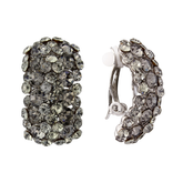 Crystal Divine Earrings (CLIP-ON) Black Diamond (ER125)