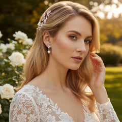 Cubic Zirconia Collection - Vintage Chic Earrings - (ER300)