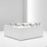 ATHENA COLLECTION - CHIC FLOWER HEADBAND - AHB220 SILVER