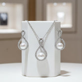 CUBIC ZIRCONIA COLLECTION - EXQUISITE NECKLACE SET(NK2)