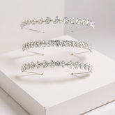 ATHENA COLLECTION - LUXE CRYSTAL HEADBAND COLLECTION - SILVER