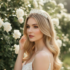 ATHENA COLLECTION - CHIC CRYSTAL TIARA - AHB25