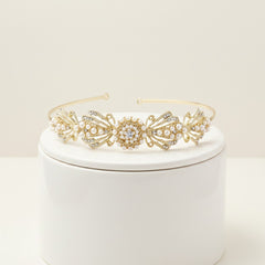 SASSB COLLECTION -ESTELLE - Chic Headband - Gold (HDB19) SASSB