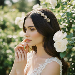 SASSB COLLECTION -ESTELLE - Chic Headband - Gold (HDB19) SASSB