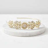SASSB COLLECTION -ESTELLE - Chic Headband - Gold (HDB19) SASSB