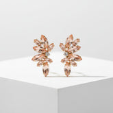 ATHENA COLLECTION - CRYSTAL ELEGANCE EARRINGS - CZER910 BLUSH PINK