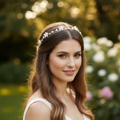 ATHENA COLLECTION - CHIC BRIDESMAID HEADBAND - AHB224 IVORY