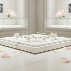 ATHENA COLLECTION - CHIC BRIDESMAID HEADBAND - AHB224 IVORY