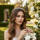 CUBIC ZIRCONIA COLLECTION - EXQUISITE CRYSTAL HEADBAND - AHB228