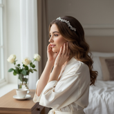 CUBIC ZIRCONIA COLLECTION - EXQUISITE CRYSTAL HEADBAND - AHB228