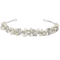 Pearlie - Chic Freshwater Pearl Vine Headband - HDB21 - SASSB