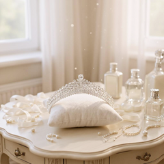 CUBIC ZIRCONIA COLLECTION - HOLLYWOOD GLAM TIARA - AHB232