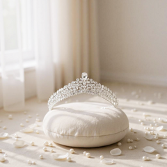 CUBIC ZIRCONIA COLLECTION - HOLLYWOOD GLAM TIARA - AHB232