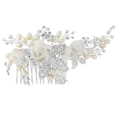 Freya Luxe Hair Comb - SassB HC22 SILVER