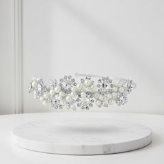 Sofia Luxe Pearl Headband - SassB HDB22