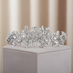 ELITE COLLECTION - Luxe Crystal Shimmer Tiara - Clear (Tiara 9)