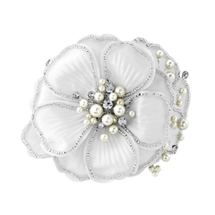 Serenity Chic Pearl Comb Headpiece HP21 - Ivory - SASSB
