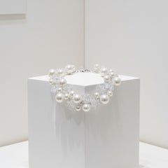 Delicate Swarovski Sparkle Bracelet - Ivory SASSB-BR9