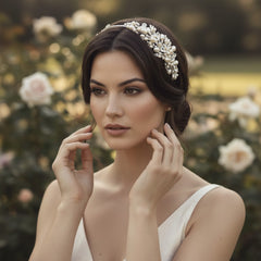 BESSIE - Luxe Pearl Headband - HDB29- SASSB