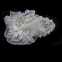 BRIANNA - Chic Headpiece - Ivory -HP16 SASSB